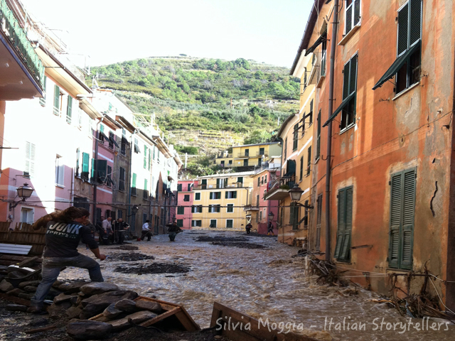 Vernazza flood in 2011